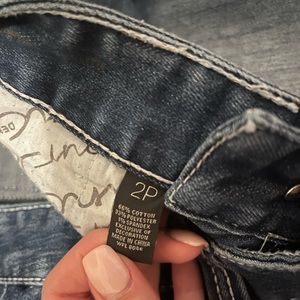 Dark blue jeans. Size 2 Petite